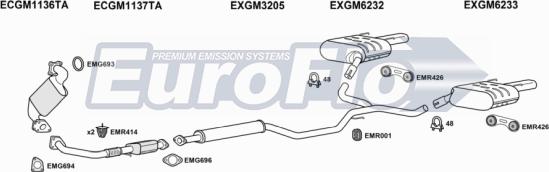 EuroFlo VLINS20 3001 - Система випуску ОГ autocars.com.ua