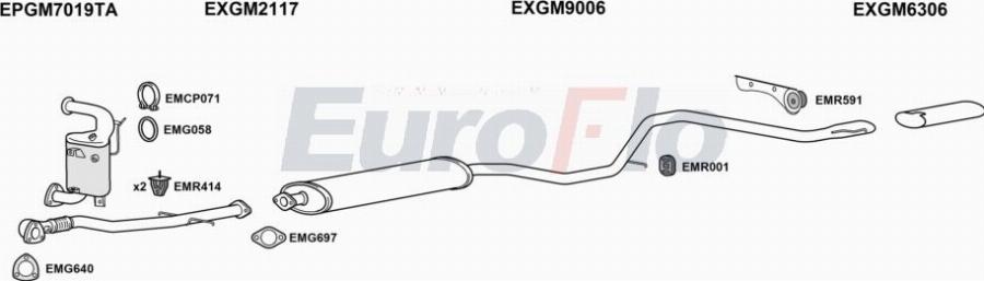 EuroFlo VLINS20D 2001G - Система випуску ОГ autocars.com.ua