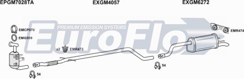 EuroFlo VLMER13D 6004 - Система випуску ОГ autocars.com.ua