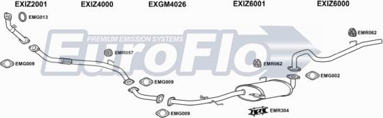 EuroFlo VLMONT31D 3001C - Система випуску ОГ autocars.com.ua