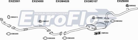 EuroFlo VLMONT31D 3001D - Система випуску ОГ autocars.com.ua