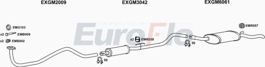 EuroFlo VLNOV10 1001A00 - Система випуску ОГ autocars.com.ua