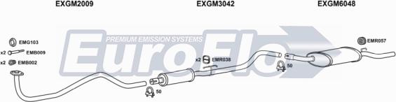EuroFlo VLNOV10 1001B - Система випуску ОГ autocars.com.ua