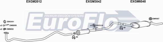 EuroFlo VLNOV12 1001B - Система випуску ОГ autocars.com.ua