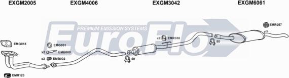 EuroFlo VLNOV14 1004A - Система випуску ОГ autocars.com.ua