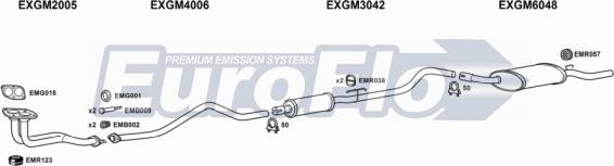 EuroFlo VLNOV14 1004B - Система випуску ОГ autocars.com.ua