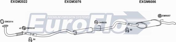 EuroFlo VLNOV15D 1004A - Система випуску ОГ autocars.com.ua