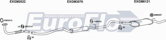 EuroFlo VLNOV15D 1004B - Система випуску ОГ autocars.com.ua