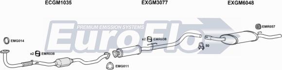 EuroFlo VLNOV15D 1004C - Система випуску ОГ autocars.com.ua