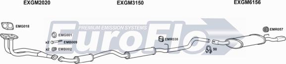 EuroFlo VLNOV16 1001A - Система випуску ОГ autocars.com.ua