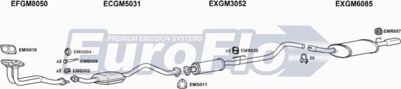 EuroFlo VLNOV16 1001C - Система випуску ОГ autocars.com.ua