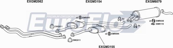 EuroFlo VLSEN30 2004A - Система випуску ОГ autocars.com.ua