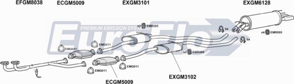 EuroFlo VLSEN30 2008 - Система випуску ОГ autocars.com.ua