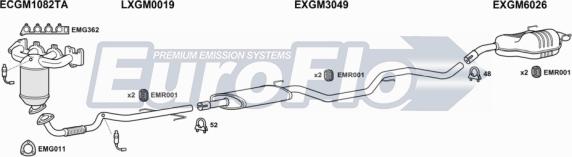 EuroFlo VLVEC16 0104LHD - Система випуску ОГ autocars.com.ua