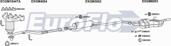 EuroFlo VLVEC18 3011B - Система випуску ОГ autocars.com.ua