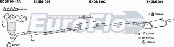 EuroFlo VLVEC18 3011A - Система випуску ОГ autocars.com.ua