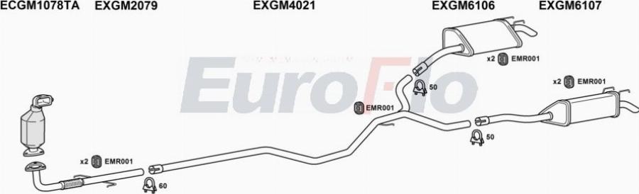 EuroFlo VLVEC20 2008A00 - Система випуску ОГ autocars.com.ua