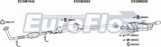 EuroFlo VLVEC22 3001A - Система випуску ОГ autocars.com.ua