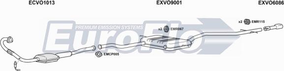 EuroFlo VO85023 2008 - Система випуску ОГ autocars.com.ua