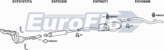 EuroFlo VOC3018 4001 - Система випуску ОГ autocars.com.ua