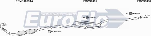 EuroFlo VOC7020 5001C - Система випуску ОГ autocars.com.ua