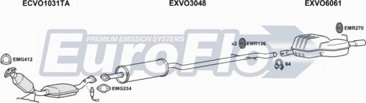 EuroFlo VOS6024 2011A - Система випуску ОГ autocars.com.ua