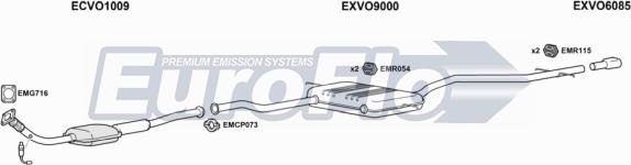 EuroFlo VOS7025 2004B - Система випуску ОГ autocars.com.ua