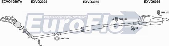 EuroFlo VOS8024 2008A - Система випуску ОГ autocars.com.ua