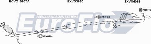 EuroFlo VOS8024 2008B - Система випуску ОГ autocars.com.ua