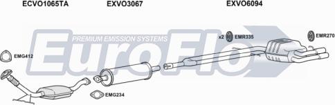 EuroFlo VOV7025 3029 - Система випуску ОГ autocars.com.ua