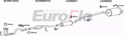 EuroFlo VWCAD14 0302LHD - Система випуску ОГ autocars.com.ua