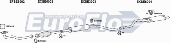 EuroFlo VWCAD19D 7001A - Система випуску ОГ autocars.com.ua