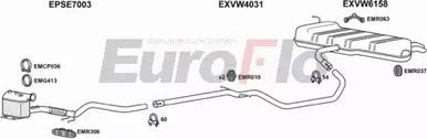EuroFlo VWGOLP19D 0106LHD - Система випуску ОГ autocars.com.ua