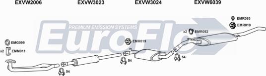 EuroFlo VWJET18 2008A - Система випуску ОГ autocars.com.ua