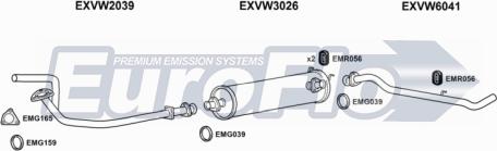 EuroFlo VWLT24D 7001D - Система випуску ОГ autocars.com.ua