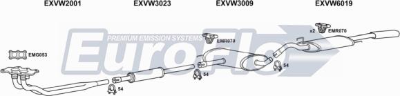 EuroFlo VWPAS18 2008A - Система випуску ОГ autocars.com.ua