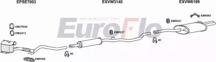 EuroFlo VWPAS20D 0300LHD - Система випуску ОГ autocars.com.ua