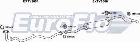 EuroFlo VWTAR24D 8001 - Система випуску ОГ autocars.com.ua