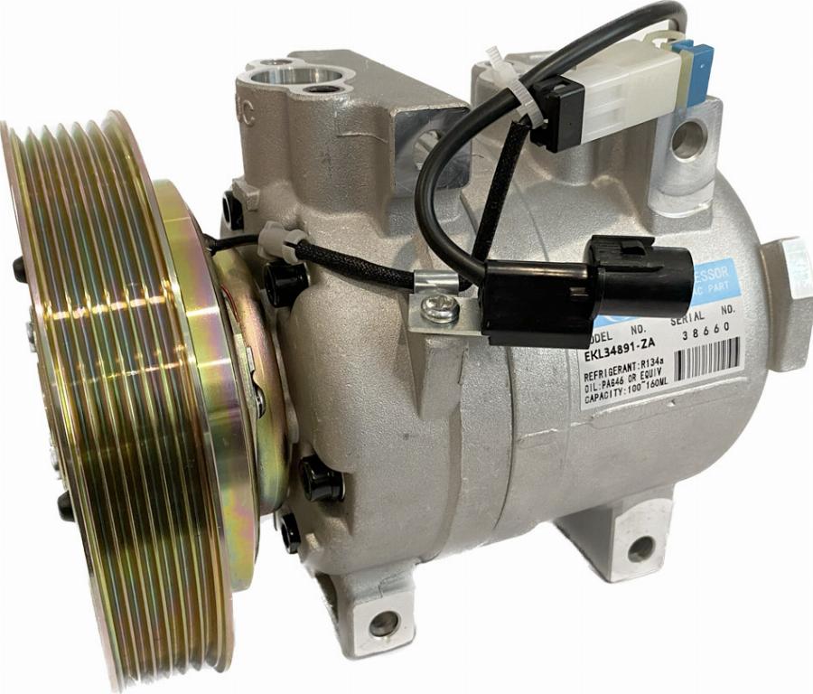 EURO KLIMA EKL34891 - Компресор, кондиціонер autocars.com.ua