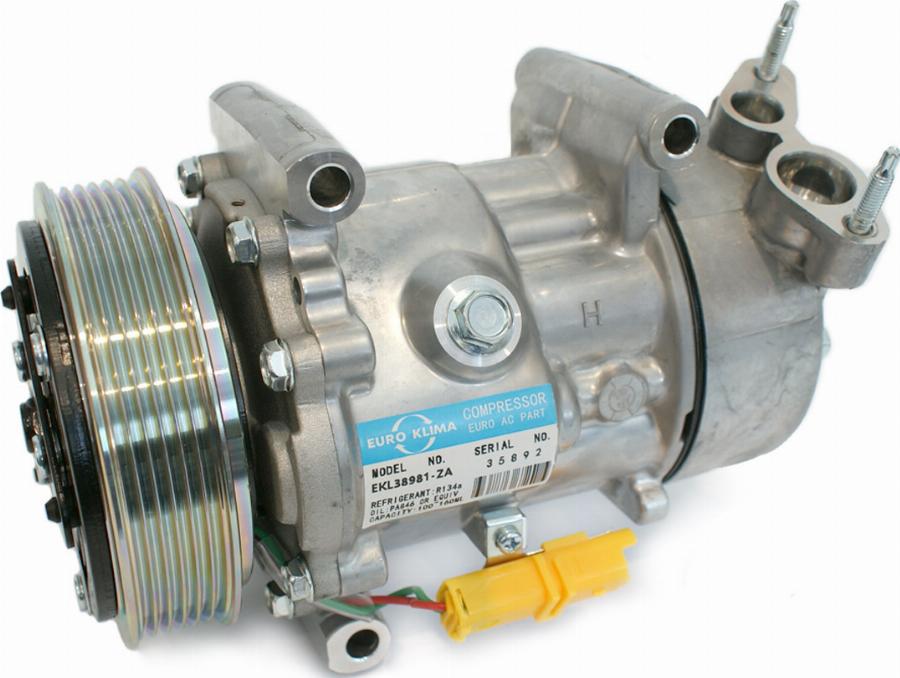 EURO KLIMA EKL38981 - Компресор, кондиціонер autocars.com.ua