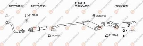 EUROREPAR 100020 - Система випуску ОГ autocars.com.ua