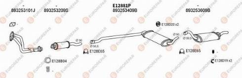 EUROREPAR 100023 - Система випуску ОГ autocars.com.ua