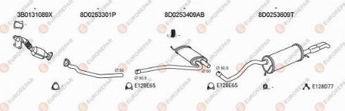 EUROREPAR 100035 - Система випуску ОГ autocars.com.ua