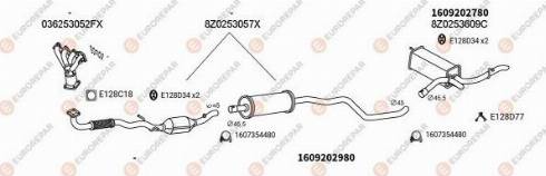 EUROREPAR 100048 - Система випуску ОГ autocars.com.ua