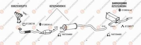 EUROREPAR 100049 - Система випуску ОГ autocars.com.ua