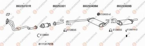 EUROREPAR 100053 - Система випуску ОГ autocars.com.ua