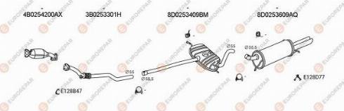EUROREPAR 100058 - Система випуску ОГ autocars.com.ua