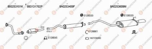 EUROREPAR 100064 - Система випуску ОГ autocars.com.ua