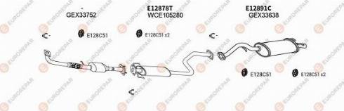 EUROREPAR 100098 - Система випуску ОГ autocars.com.ua