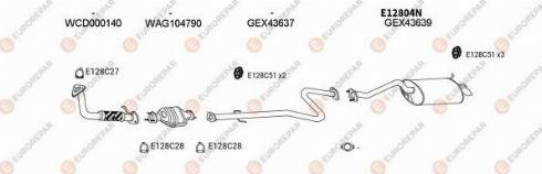 EUROREPAR 100135 - Система випуску ОГ autocars.com.ua
